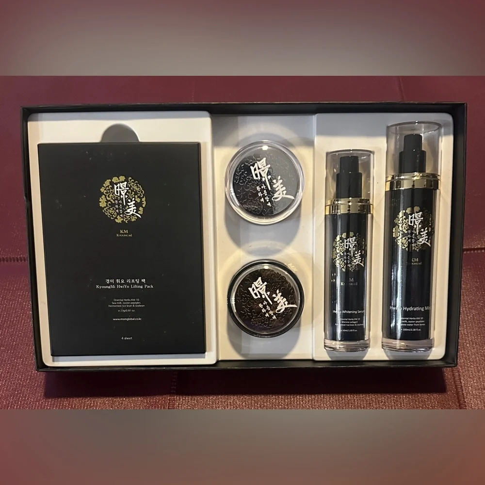 Kyoungmi Hwiyo 6 set Korean‎ Skincare (Opened Box)